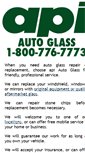 Mobile Screenshot of apiautoglass.com